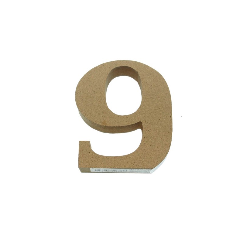 MDF 3D Number 9 NIne